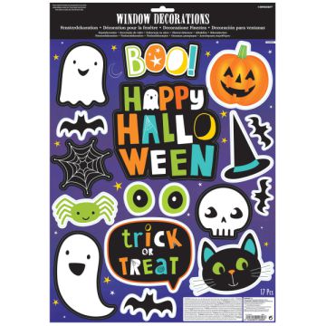 Adesivi Per Finestre Halloween Pz.1