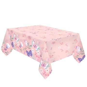 Tovaglia fiori e farfalle pz.1