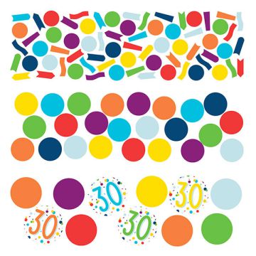 Coriandoli da tavola 30 Compleanno Pz.1 Gr.34