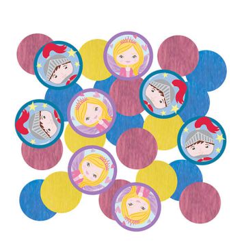 Coriandoli da tavola principessa e cavaliere pz.1