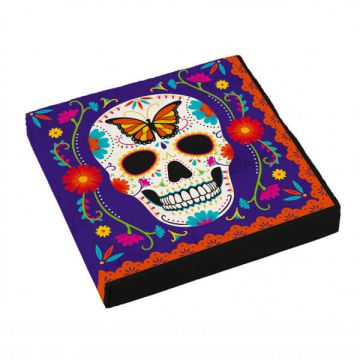 Tovaglioli dia de los muertos pz.16
