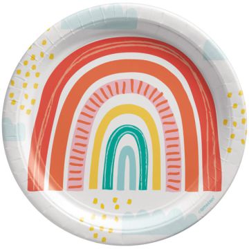 Piatti Retro Rainbow Pz.8