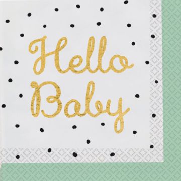 Tovaglioli Hello Baby Pz.16