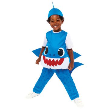 Costume Baby Shark Blu Pz.1 - 1-2 Anni - Cm.92