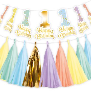Decorazione Seggiolone 1 Compleanno Pz.1