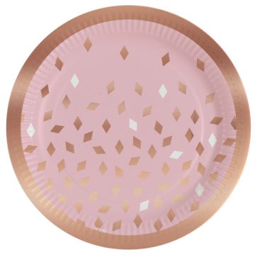 Piatti Rose Gold Birthdayt Pz.8