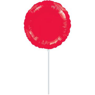 PALLONCINO TONDO ROSSO 9" PZ.10