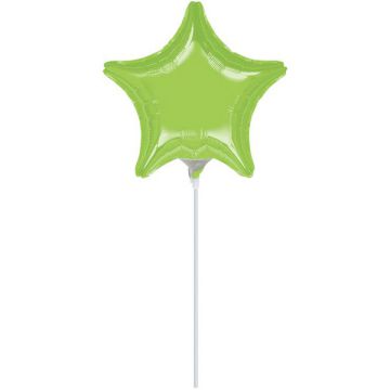 PALLONCINO STELLA VERDE LIME 9" PZ.10