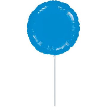 PALLONCINO TONDO BLU 4" PZ.10