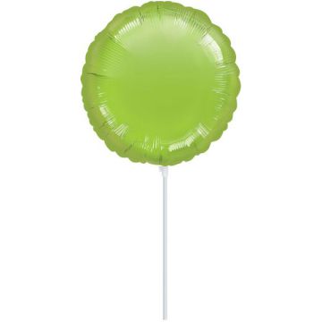 PALLONCINO TONDO VERDE LIME 4" PZ.10