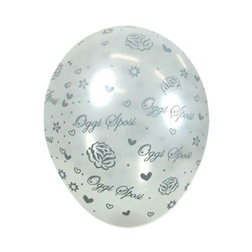 PALLONCINO OGGI SPOSI ROSE (5") PZ.100