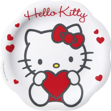 PIATTO PIANO HELLO KITTY MELAMINA PZ.1