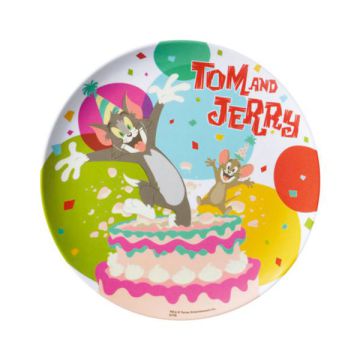PIATTO PIANO TOM & JERRY MELAMINA PZ.1