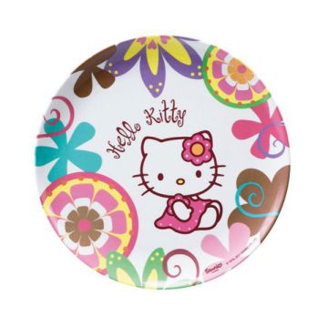 PIATTO PIANO HELLO KITTY MELAMINA PZ.1
