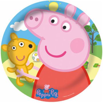 Piatto Piano Peppa Pig Melamina Pz.1 Cm.20