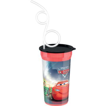 BICCHIERE CARS CON CANNUCCIA PZ.1