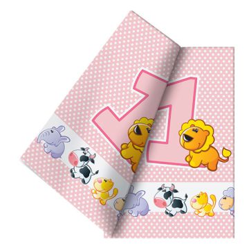 TOVAGLIA 1° COMPLEANNO BAMBINA PZ.1