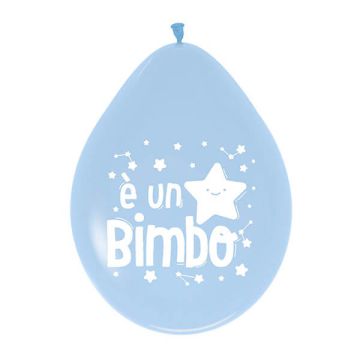 Palloncino E' Un Bimbo Pz.20 Gonfiaggio Aria Cm.25.4 - Pastel Matte