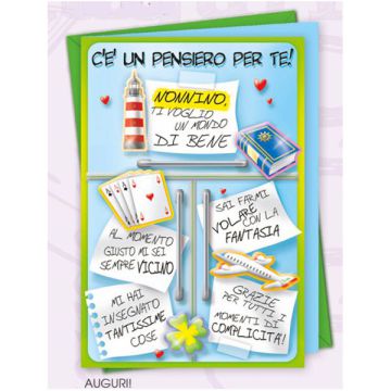 Biglietto Pensiero Per Te Nonno R31