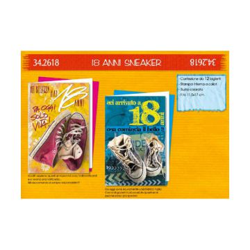 Biglietto 18 Anni Sneacker R49