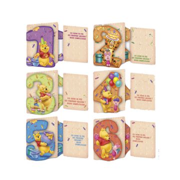 Biglietto Winnie Compleanno N.6 R135