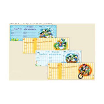 INVITI TOPOLINO E PAPERINO PZ.15
