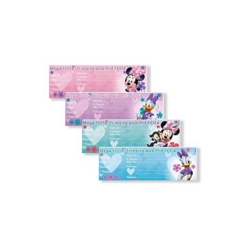 INVITI MINNIE E PAPERINA DISNEY PZ.15