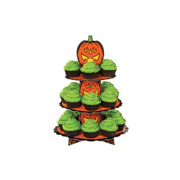 Alzatina In Cartone 3 Piani Zucca Pz.1
