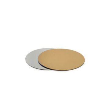 Sottotorta Rotondo Oro/Argento Ø 20 Pz.1