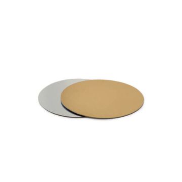 Sottotorta Rotondo Oro/Argento Ø 22 Pz.1