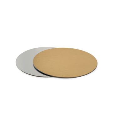 Sottotorta Rotondo Oro/Argento Ø 28 Pz.1