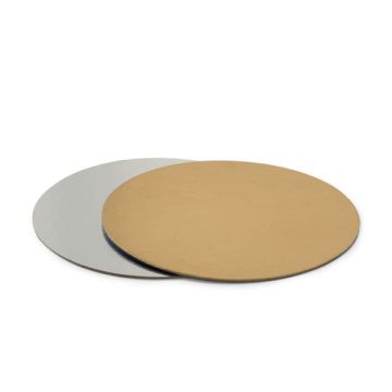 Sottotorta Rotondo Oro/Argento Ø 34 Pz.1