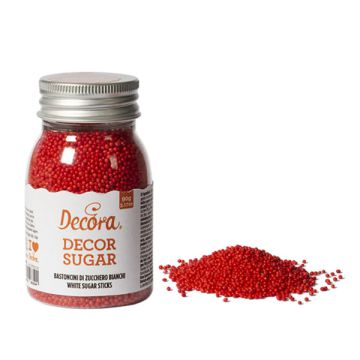 Perline Di Zucchero Rosse 100g.