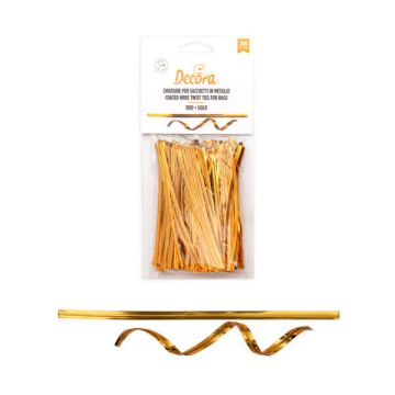 Chiusure Per Sacchetti Oro Pz.200