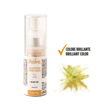 Spray Colorante Pump Glitter Oro Pz.1
