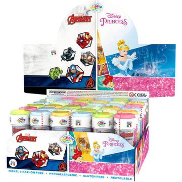 BOLLE DI SAPONE AVENGERS/PRINCESS PZ.36