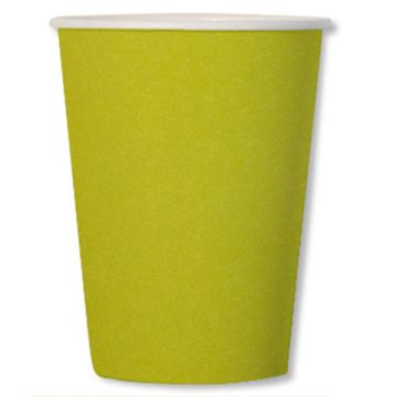 BICCHIERI VERDE LIME PZ.20