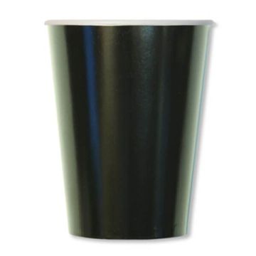 Bicchieri Nero Pz.20 Cc.250 Compostabile