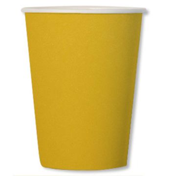 BICCHIERI GIALLO PZ.20