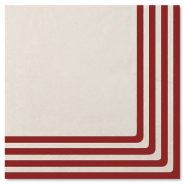 Tovaglioli 33x33 3v righe rosse pz.20