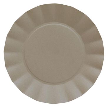 Piatti Grandi Tortora Pz.20 Cm.24 Compostabile
