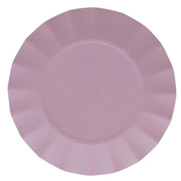 Piatti piccoli rosa quarzo pz.20 cm.21 Compostabile