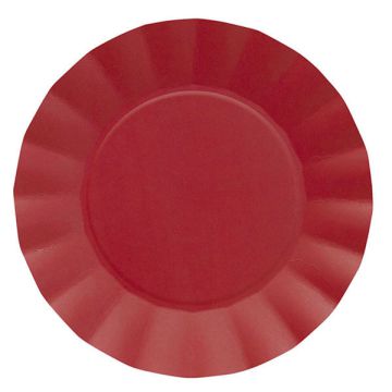 Piatti Piccoli Rossi Pz.20 CM.21 COMPOSTABILE
