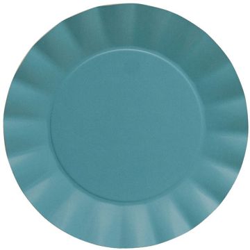 Piatti Maxi Turchese Pz.8 CM.29 COMPOSTABILE