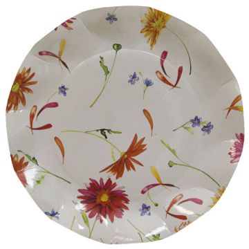 Piatti grandi 27cm. gerbere pz.8