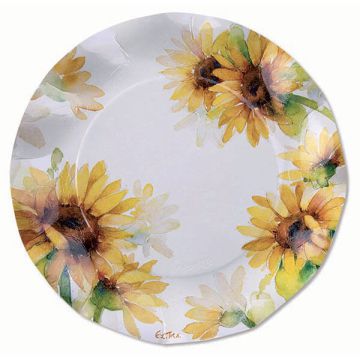 Piatti grandi 27cm girasole pz.8