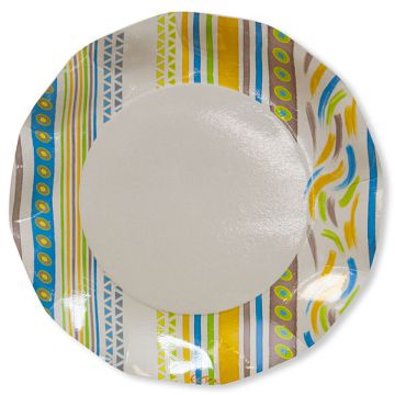 Piatti grandi 27cm etnico pz.8
