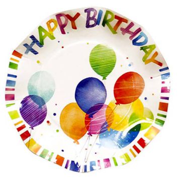 Piatti piccoli 21cm happy birthday pz.8