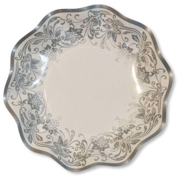 Scodelle 24 cm elegant argento pz.10