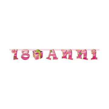 FESTONE 18 ANNI FUXIA PZ.1